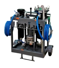 Skid para transferência e filtragem de oléo